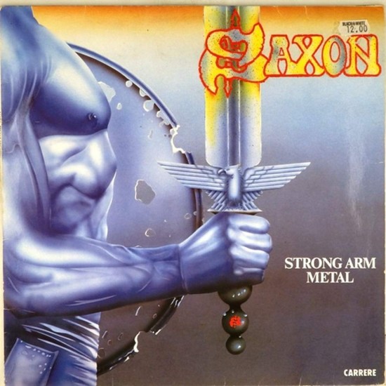 Пластинка Saxon Saxon's greatest hits. Strong arm metal